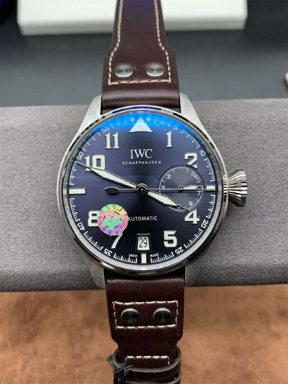 wc_upload_0001-74-1.jpg IWC Big Pilot IW500908 Le Petit Prince 46mm Blue Dial 1:1 Replica by ZF Factory - Image 1