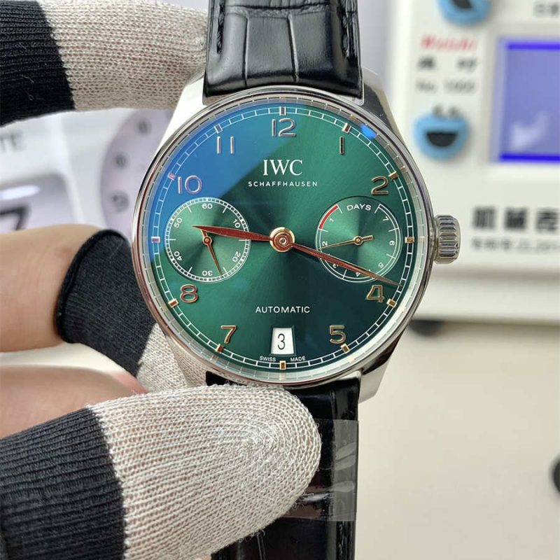 IWC Portugieser Automatic IW500708 Green Dial 7 Days – 1:1 Luxury Replica Watch