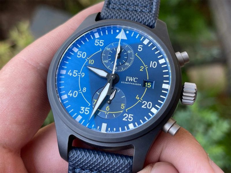 IWC Pilot Chronograph Blue Angels IW389008 1:1 Replica by ZF Factory Pilot’s Watch Chronograph Edition “Blue Angels” IW389008 - Image 2