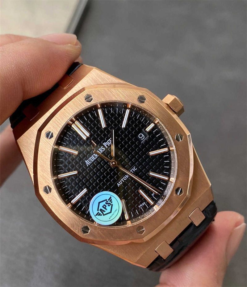 Royal Oak 15400OR.OO.D002CR.01 41mm Rose Gold 1:1 Replica Homage Watch - Image 2