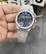 APS Factory Royal Oak 15500ST.OO.1220ST.01 Frosted Gold 1:1 Replica – 41mm Blue Dial - Image 2