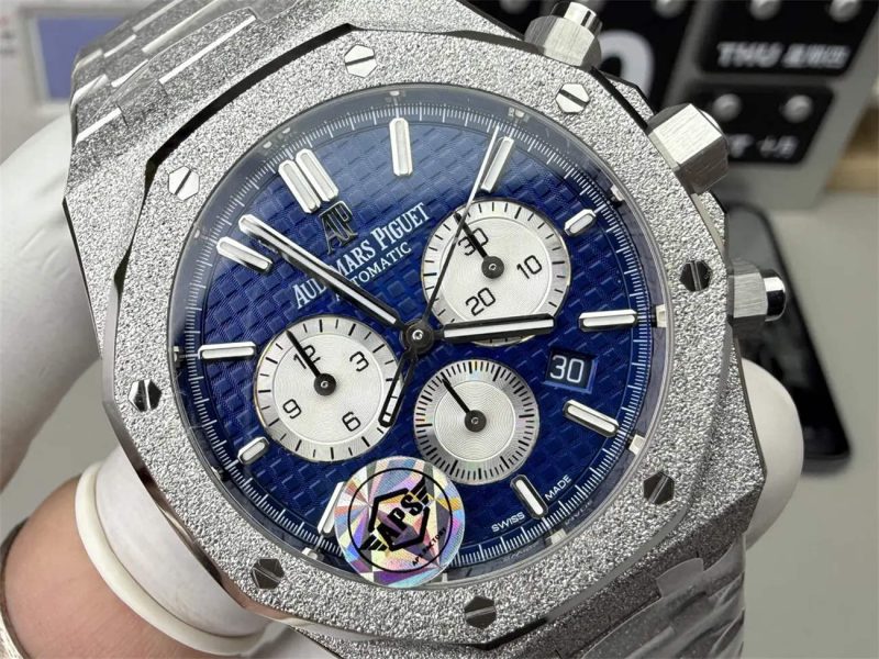 Audemars Piguet Royal Oak 26331 Blue Frosted Steel 1:1 Chronograph Replica - Image 2