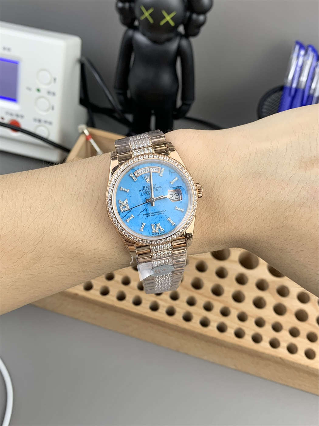 Rolex Day-Date 36 Replica – Everose Gold President Ladies Watch