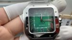 Santos de Cartier Large Green Dial 1:1 Replica Watch by BV Factory - Image 2