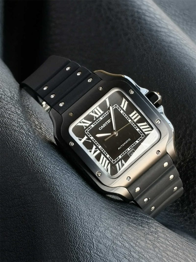 Cartier Santos de Cartier ADLC WSSA0039 Black 1:1 Replica Watch - Image 2
