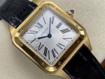 Cartier Santos Dumont XL Gold/White 1:1 Swiss Quartz Replica Watch - Image 2
