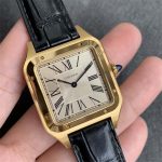 Cartier Santos Dumont XL Steel Quartz 1:1 Replica Dress Watch - Image 2
