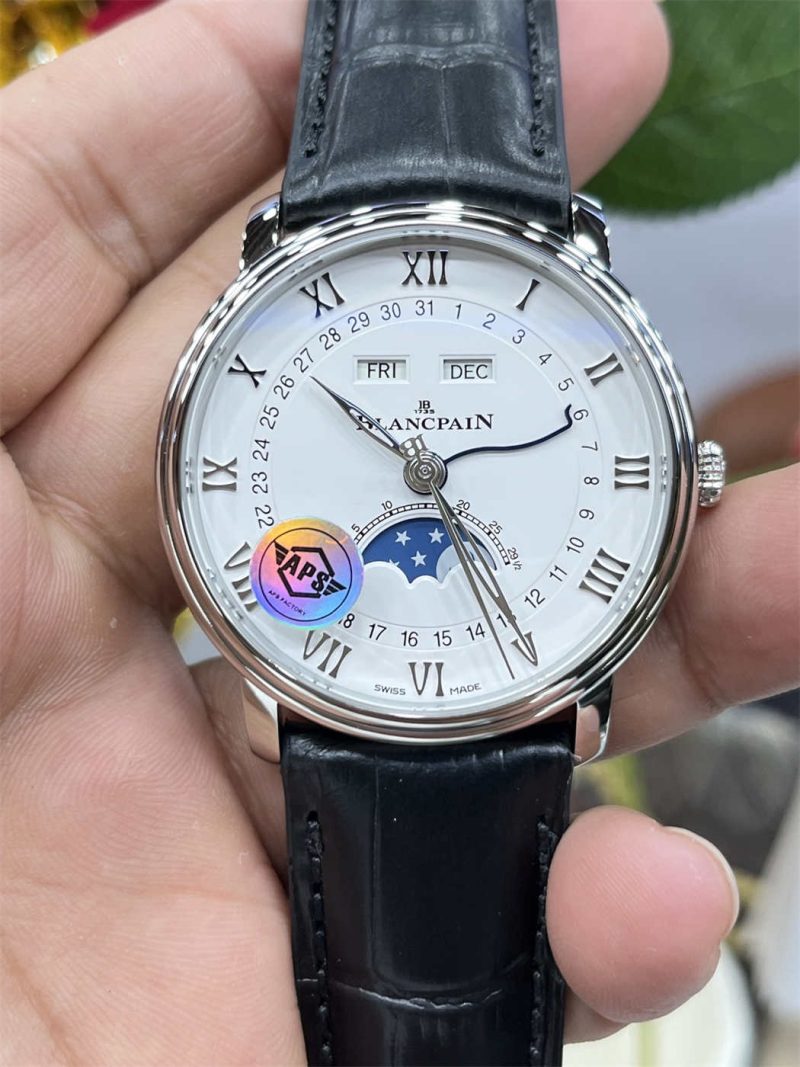 Blancpain Villeret 6654-1127-55B 1:1 Replica Moonphase Dress Watch - Image 2