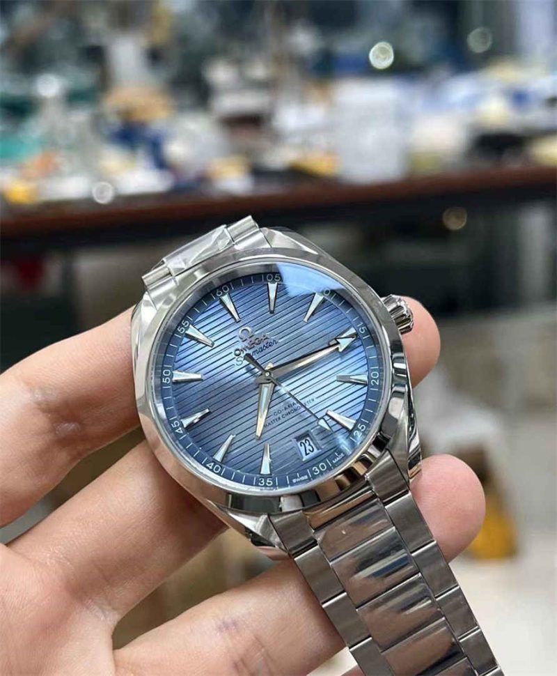 Omega Seamaster Aqua Terra 150M Summer Blue 41mm 1:1 Replica Watch - Image 2