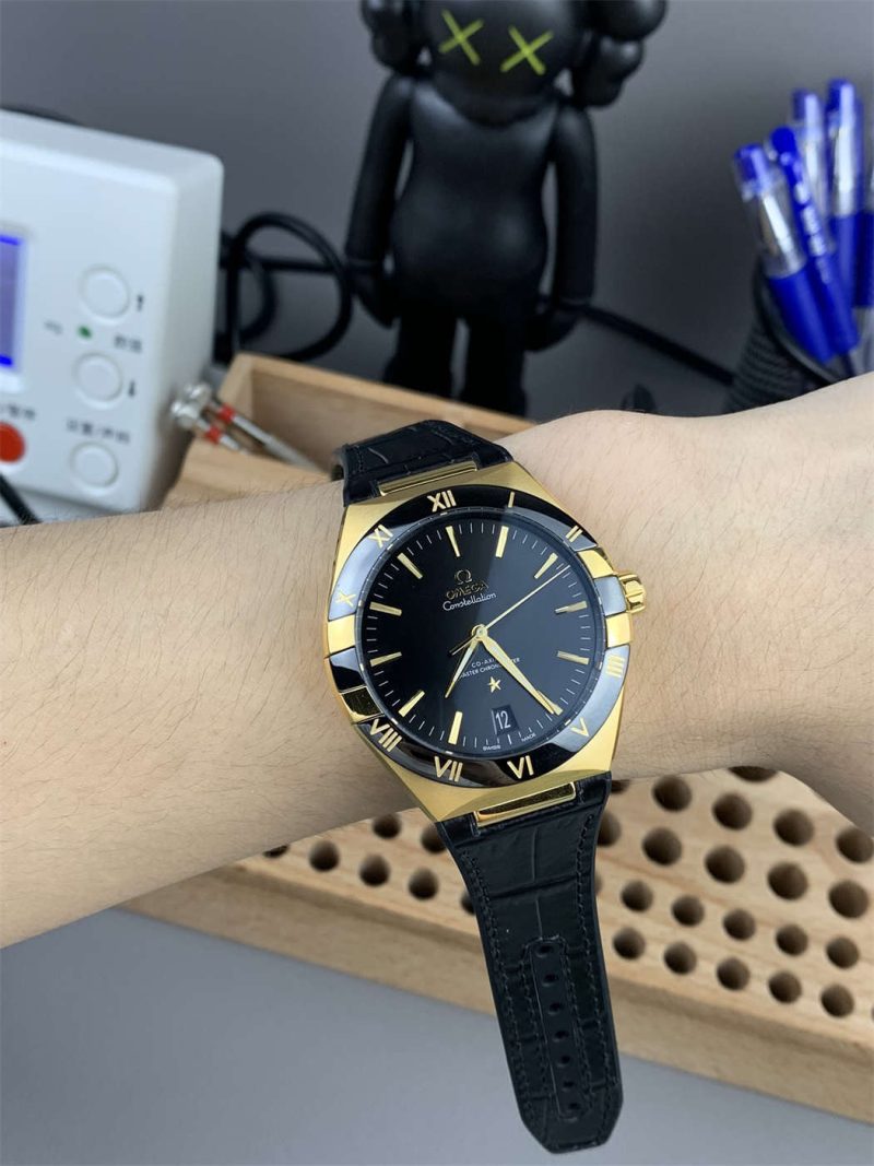 Omega Constellation 131.63.41.21.01.001 Gold 41mm Black Dial 1:1 Replica - Image 2