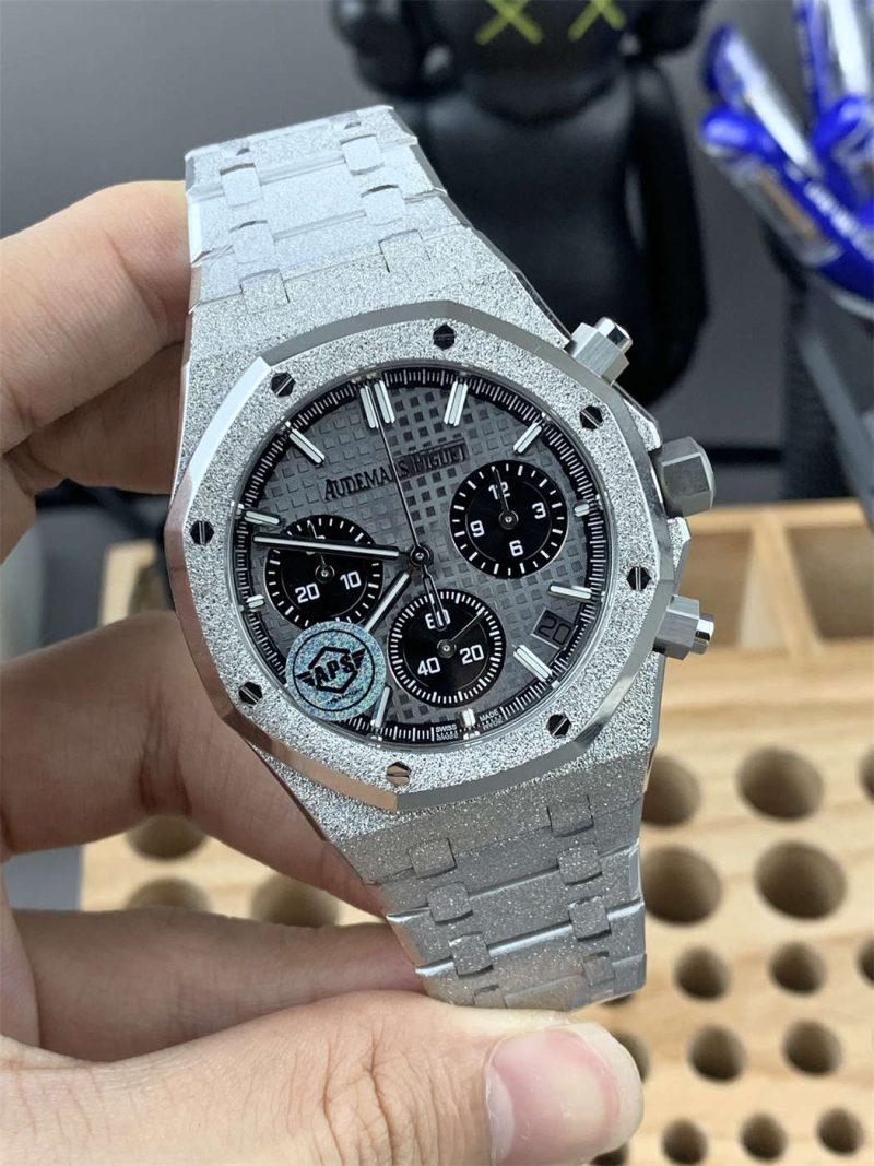 Audemars Piguet Royal Oak 26240BC.GG.1324BC.02 Frosted Grey 41mm 1:1 Replica by APS Factory Royal Oak Selfwinding Chronograph 26240BC.GG.1324BC.02 - Image 3