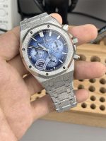 Royal Oak 26240BC.GG.1324BC.01 Blue Dial Frosted Gold Chronograph Replica - Image 3