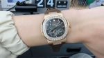 Patek Philippe Nautilus 5712GR-001 Diamond Replica – Custom PPF 1:1 Homage Watch - Image 3