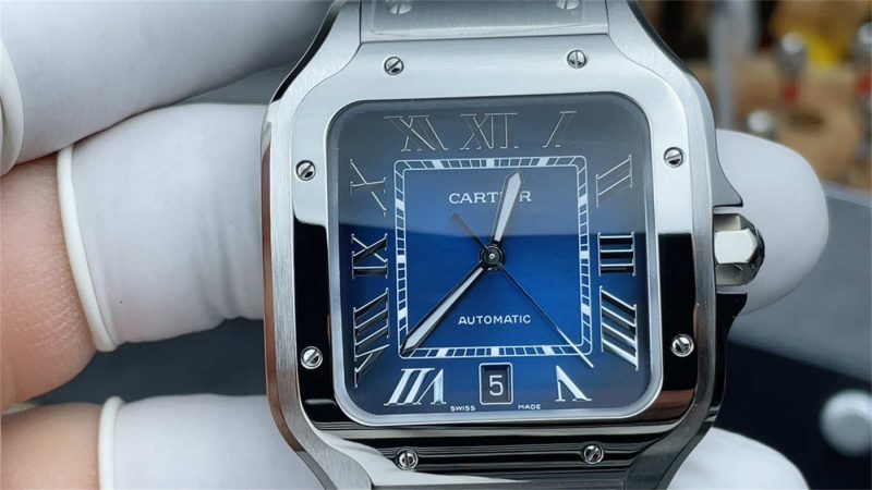 Cartier Santos de Cartier WSSA0013 Blue Dial 39.8mm 1:1 Replica by BV Factory - Image 3