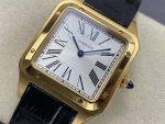 Cartier Santos Dumont XL Gold/White 1:1 Swiss Quartz Replica Watch - Image 3