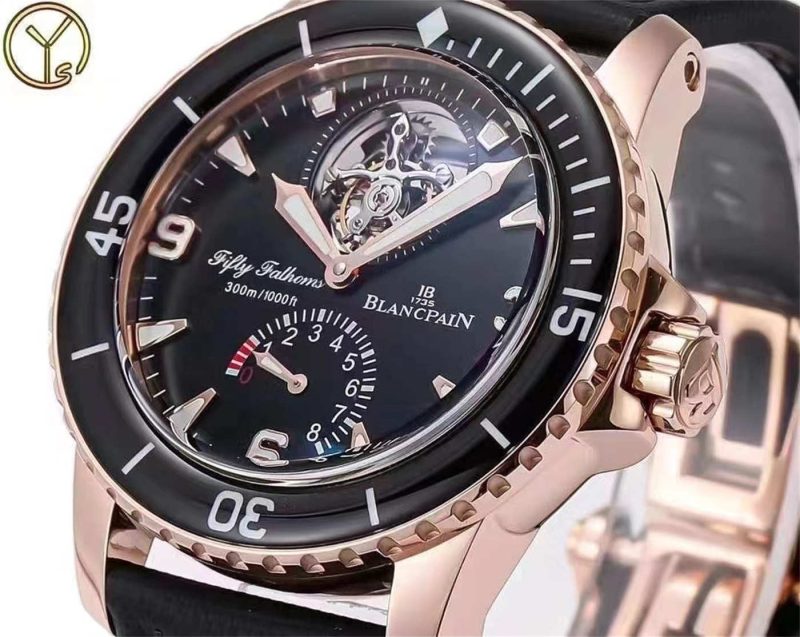 Blancpain Fifty Fathoms Tourbillon 5025-3630-52A Rose Gold 1:1 Homage by YS Factory - Image 3