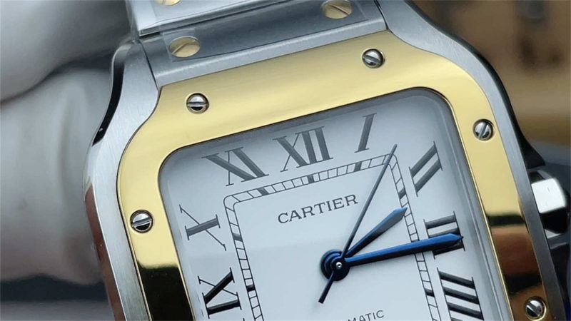 Cartier Santos W2SA0007 1:1 Replica Homage Watch, Medium 35.1mm Two-Tone Automatic - Image 3