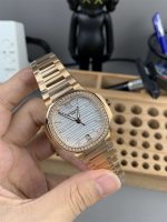 Nautilus 7118 Ladies Rose Gold Diamond Bezel 1:1 Replica Watch - Image 3