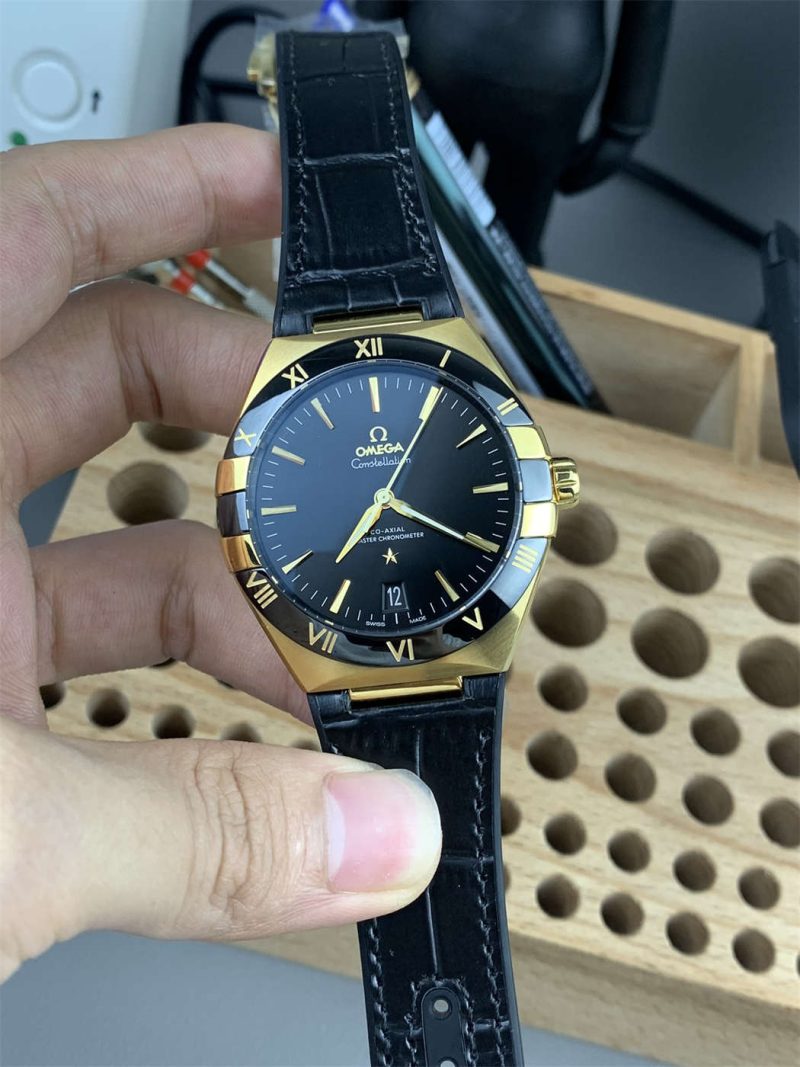 Omega Constellation 131.63.41.21.01.001 Gold 41mm Black Dial 1:1 Replica - Image 3