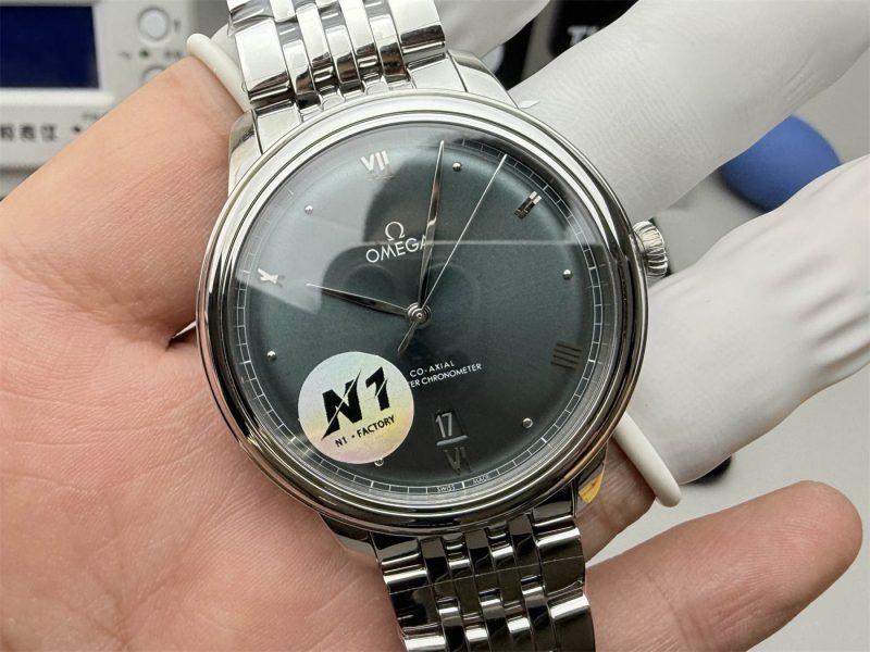 Omega De Ville 434.10.40.20.10.001 40mm Green Dial 1:1 Replica Dress Watch - Image 3