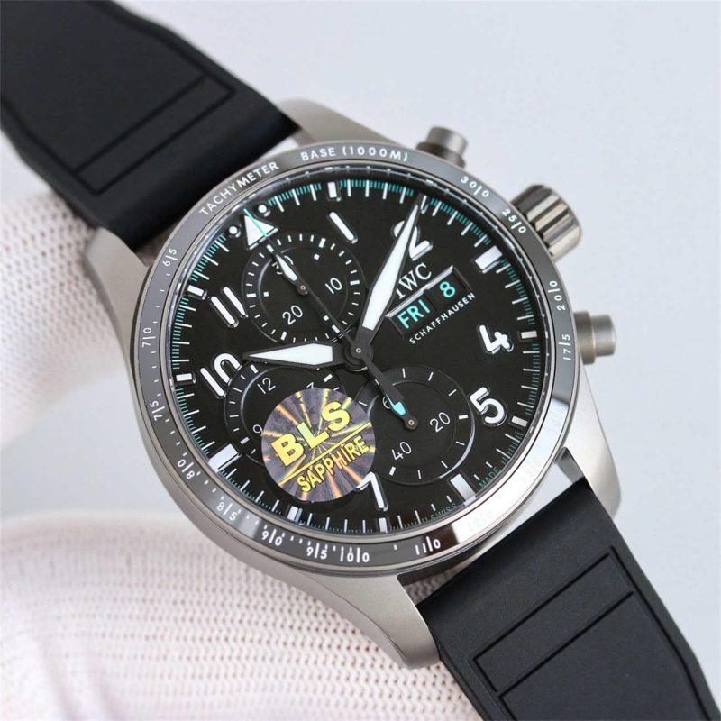 IWC Pilot’s Watch Chronograph 41 IW388306 Replica – Ceramic Bezel Racing-Inspired 41mm - Image 3