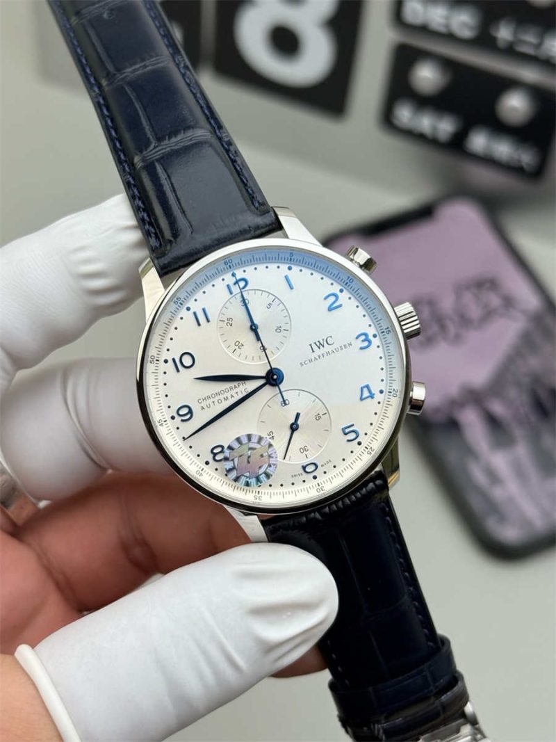 IWC Portugieser Chronograph IW371446 41mm Black 1:1 Replica Watch - Image 3