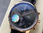 IWC Portugieser Chronograph IW371482 Rose Gold 1:1 Replica by AZ Factory - Image 3