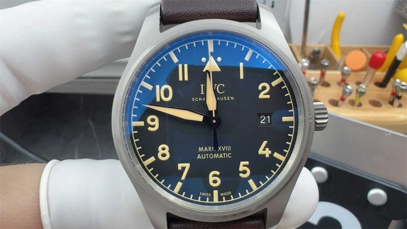 IWC Pilot’s Watch Mark XVIII Titanium V7 1:1 Replica Homage - Image 3