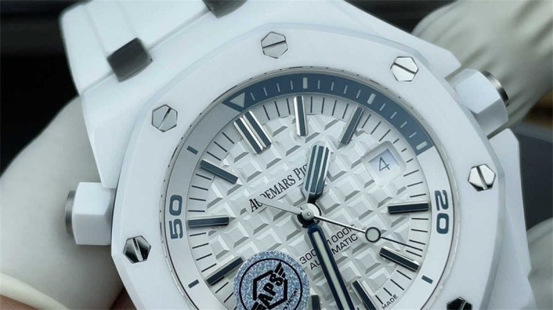 Audemars Piguet Royal Oak Offshore 15707CB.OO.A010CA.01 White Ceramic 1:1 Replica - Image 4