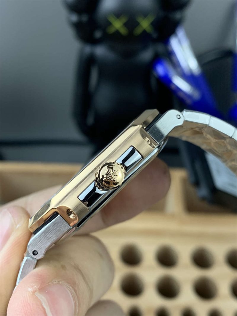 Patek Philippe Cubitus 5821/1AR-001 Two-Tone Blue Dial 1:1 Replica Watch - Image 4