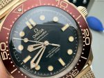 Omega Seamaster Diver 300M 007 Edition Burgundy 42mm – VS Factory 1:1 Replica Diver Watch - Image 4
