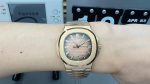 Patek Philippe Nautilus 5711/1R Rose Gold Replica – 3K Factory Champagne Dial - Image 4