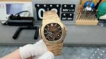 Patek Philippe Nautilus 5712/1R-001 Rose Gold Moonphase 1:1 Replica Watch - Image 4