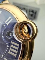 Cartier Ballon Bleu de Cartier 42mm Pink Gold Blue Dial 1:1 Replica Watch - Image 4