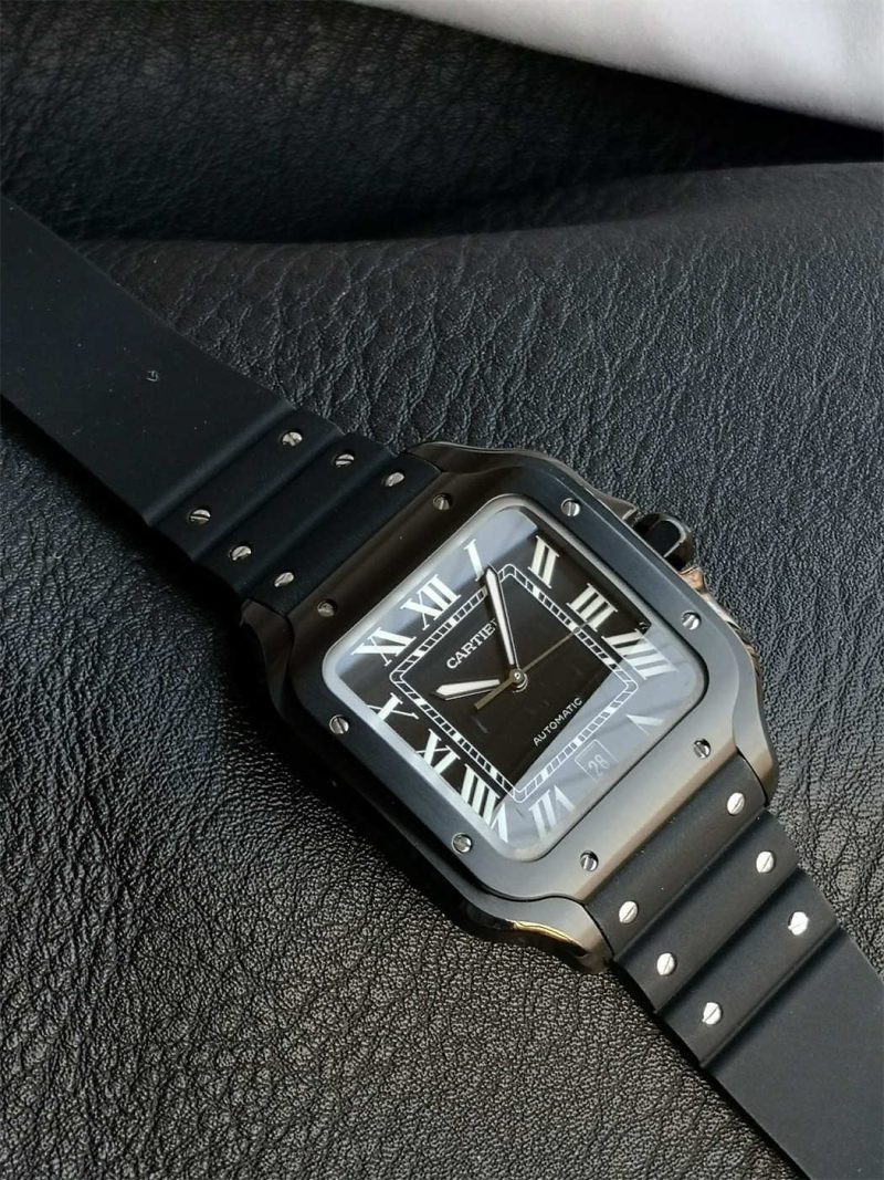 Cartier Santos de Cartier ADLC WSSA0039 Black 1:1 Replica Watch - Image 4