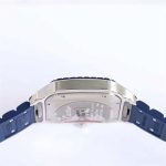 Cartier Santos de Cartier WSSA0047 Blue Rubber Strap 1:1 Replica Watch - Image 4