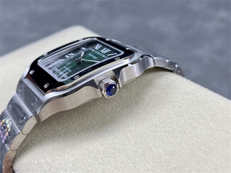 Cartier Santos de Cartier WSSA0061 Green Dial Medium 1:1 Replica Watch - Image 4