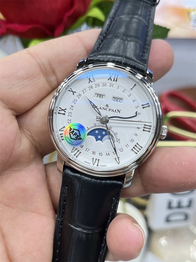 Blancpain Villeret 6654-1127-55B 1:1 Replica Moonphase Dress Watch - Image 4