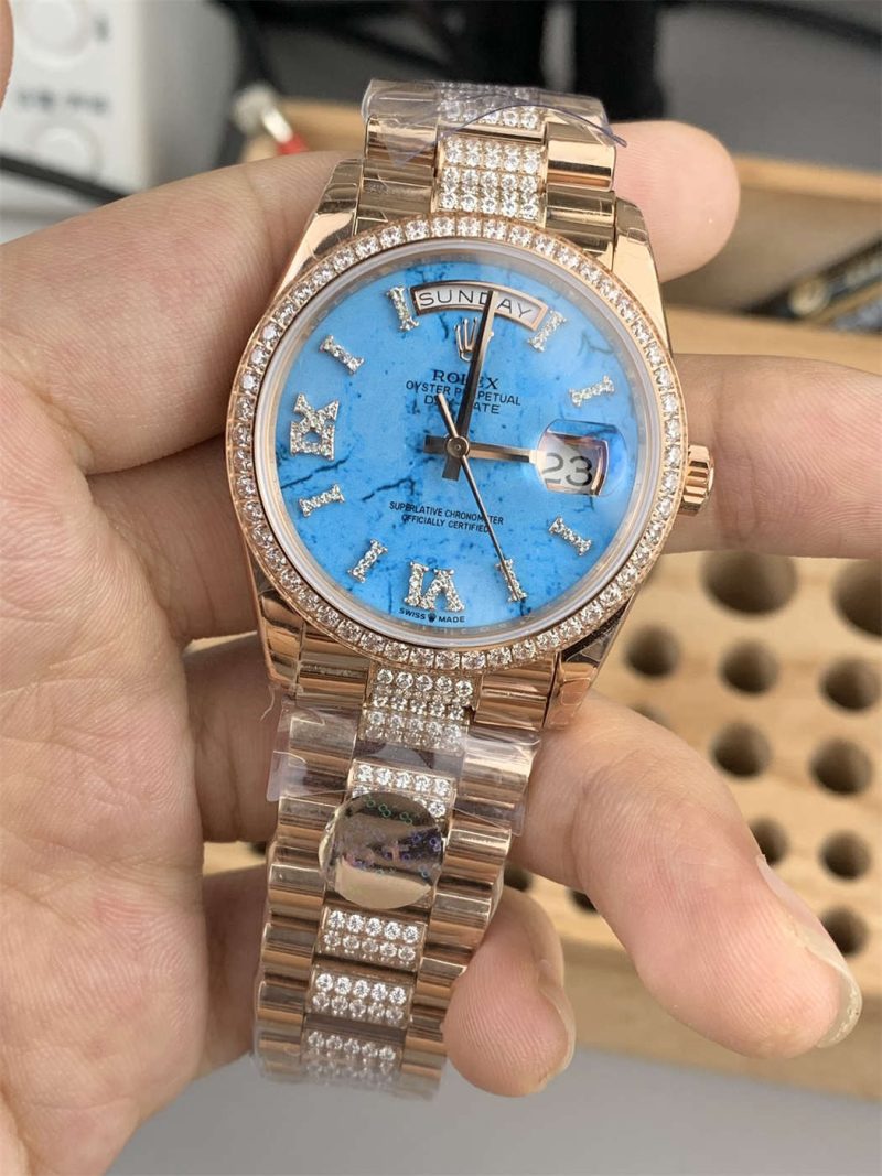 Women’s Watch Day-Date 36 Everose President 1:1 Replica - Image 4