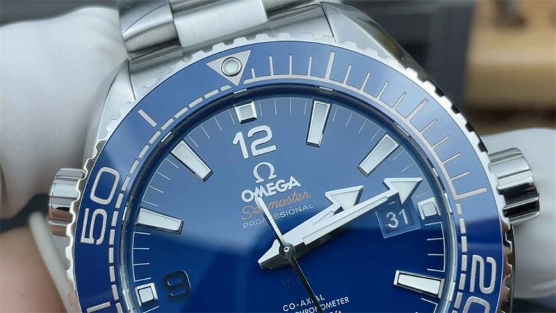 Omega Seamaster Planet Ocean 600M 215.30.44.21.03.003 Blue 43.5mm 1:1 Replica Diver Watch - Image 4