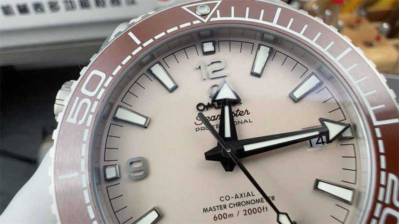 Omega Seamaster Planet Ocean 600M Desert Yellow 43.5mm 1:1 Replica Diver Watch - Image 4