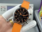 IWC Pilot Chronograph 41 IW388108 Replica – AMG Orange Dial 1:1 Homage - Image 4