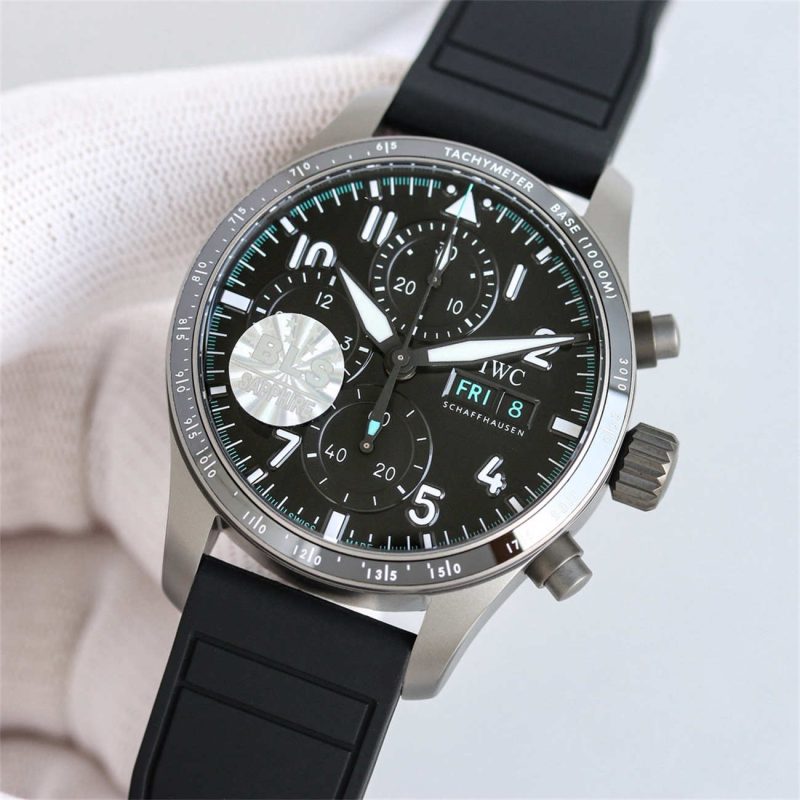IWC Pilot’s Watch Chronograph 41 IW388306 Replica – Ceramic Bezel Racing-Inspired 41mm - Image 4