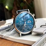IWC Portofino Chronograph IW391036 7750 Blue Dial 1:1 Replica Dress Watch - Image 4