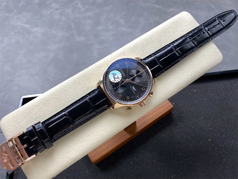 IWC Portugieser Chronograph IW371482 Rose Gold 1:1 Replica by AZ Factory - Image 4