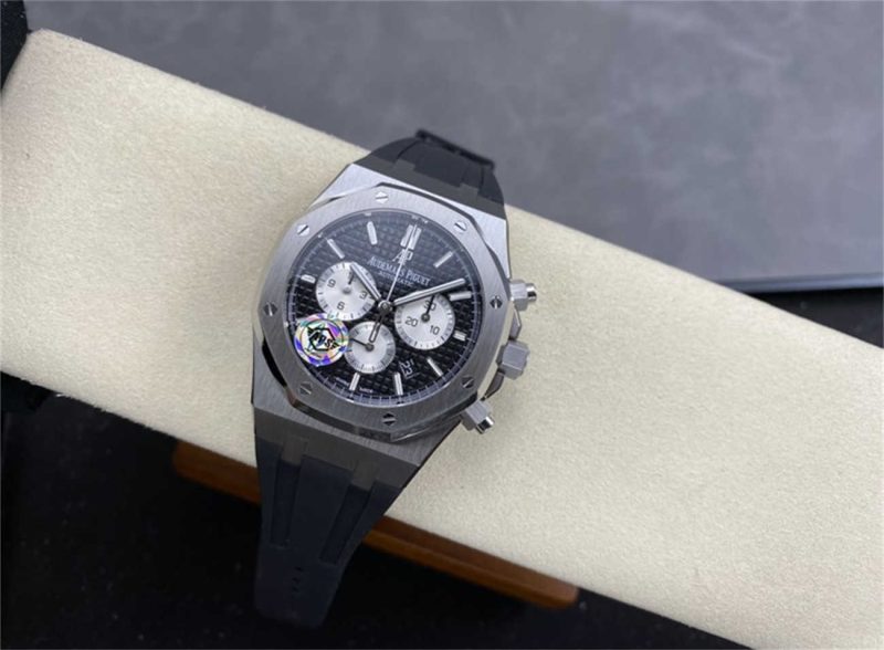 Royal Oak Chronograph 26331ST AP 26331 Replica – Black Reverse Panda Rubber Strap - Image 5