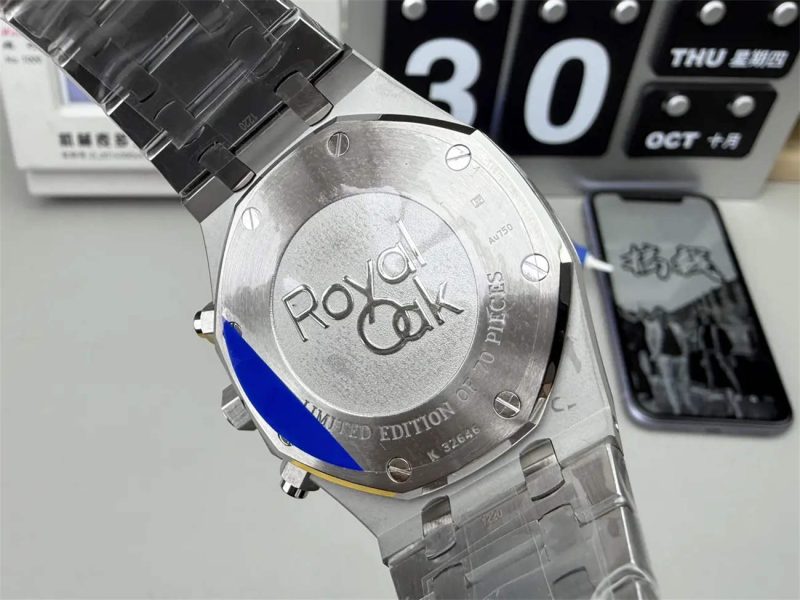 Audemars Piguet Royal Oak 26331 Blue Frosted Steel 1:1 Chronograph Replica - Image 5