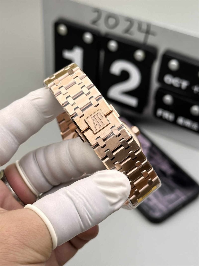 Audemars Piguet Royal Oak Double Balance Wheel Openworked 15407OR.OO.1220OR.01 Rose Gold 41mm 1:1 Replica - Image 5