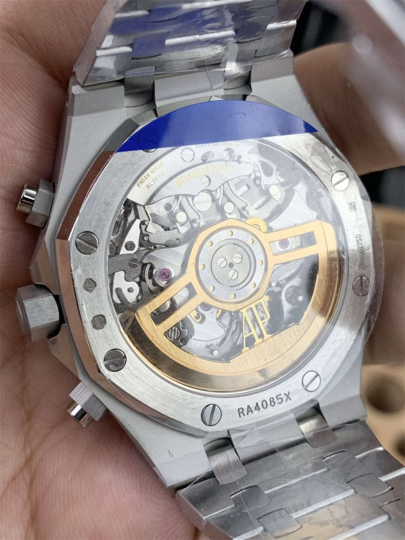 Royal Oak 26240BC.GG.1324BC.01 Blue Dial Frosted Gold Chronograph Replica - Image 5