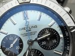 Breitling Chronomat 42 Blue Dial 1:1 Replica Automatic on Steel Bracelet - Image 5